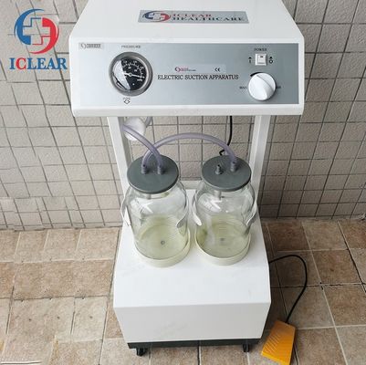 0.013-0.09MPa 80L/M Movable Surgical Electric Acrylic Vacuum Suction Pump Device